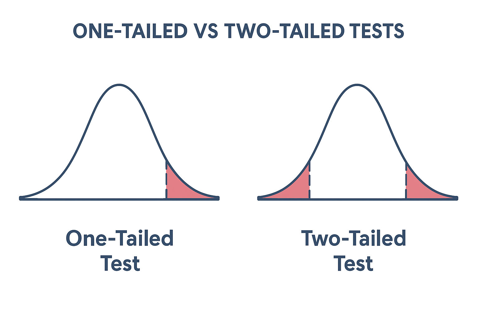 One-Tailed vs Two-Tailed Tests