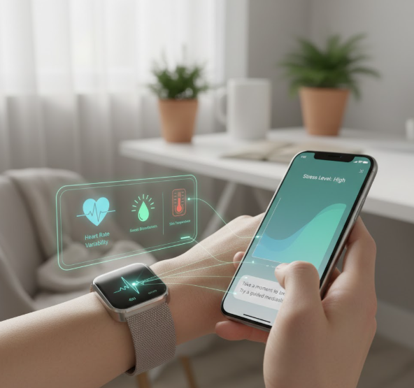 Smart Contact Lens for Eye Pressure Tracking