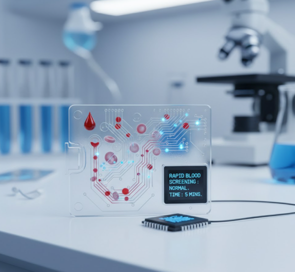 Lab on Chip Device for Rapid Blood Disaster Screening