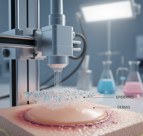 3D Bioprinted Skin for Burn and Wound Recovery