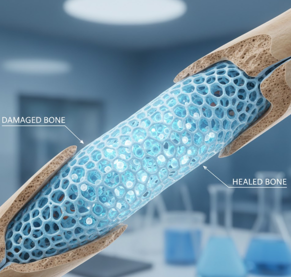 Bioengineered Scaffold for Bone Regrowth