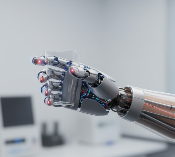 Smart prosthetic hand with sensory feedback