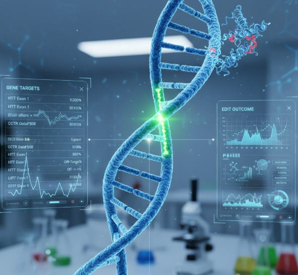 CRISPR-Based Gene Therapy Simulation Platform