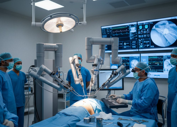 Automated surgical assistance robotic system