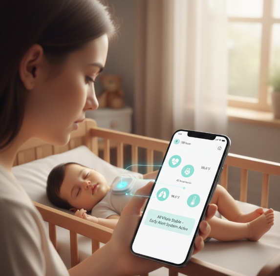 Smart Baby vital sign monitoring system